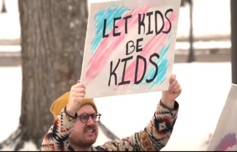 Image from the Australian Christian Lobby’s “The Gender Experiment” video on its website.