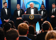 Trump strikes defiant tone after WHCA dinner shooting, calls Americans to resolve differences peacefully