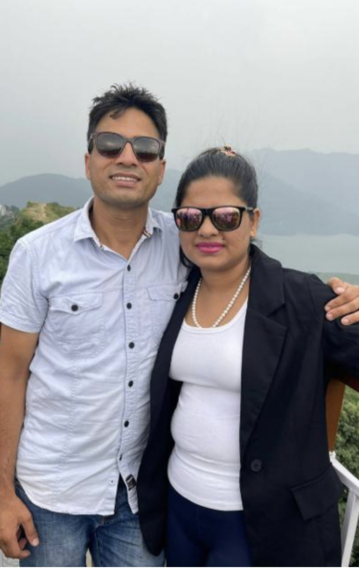 Pastor Keshab Acharya and his wife Junu Acharya