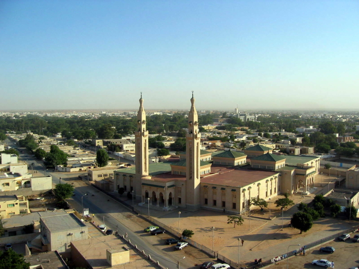 Central Mosque in Nouakchott, Mauritania. 