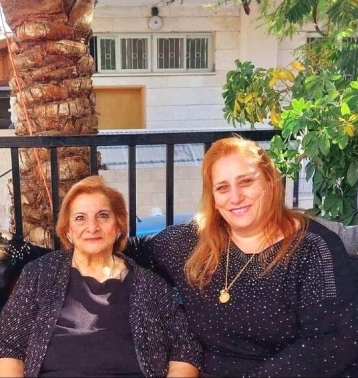 Nahida Khalil Anton and daughter Samar Kamal Anton were shot dead at Holy Family Church in Gaza City on Dec. 16, 2023.