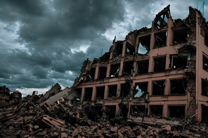 Ukraine ruins
