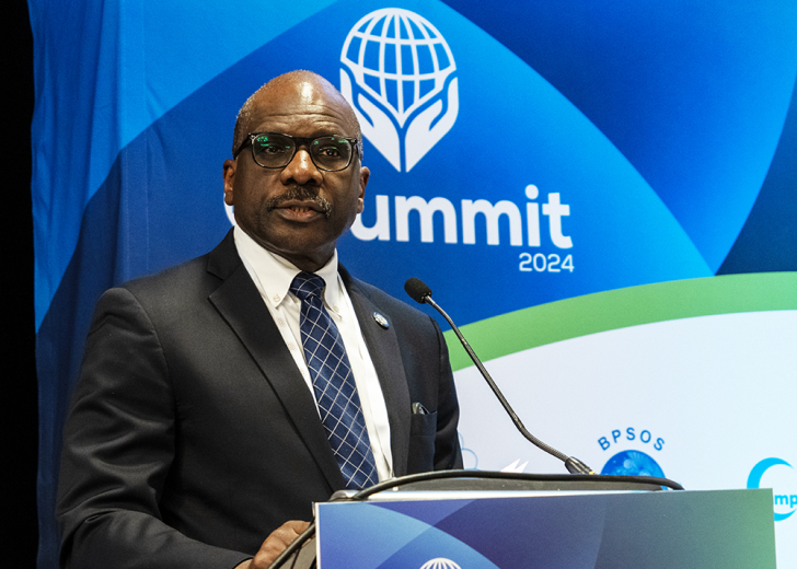 Fred Davie speaking at the IRF Summit 2024