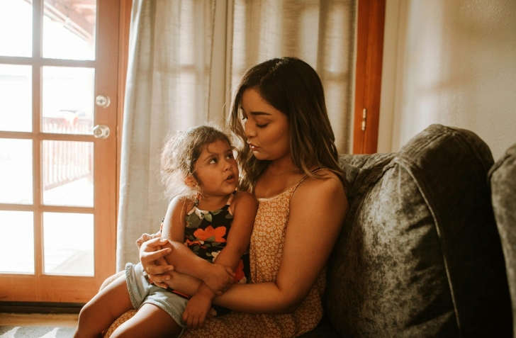 mother and daughter