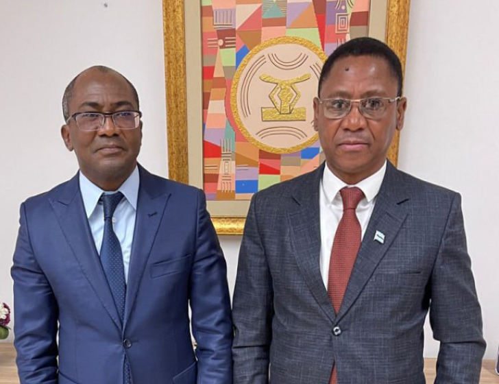Master Matlhaope with Cote d Ivoire Deputy Chief of Staff Amani Ipou Félicien