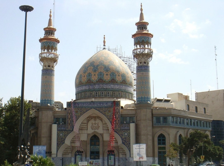 Imam Sadegh Mosque in Tehran, Iran.