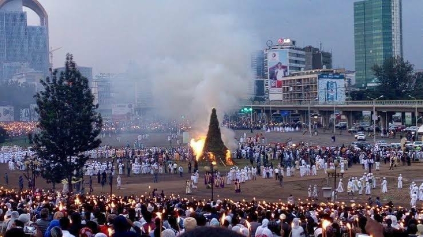 Meskel Square in Addis Ababa