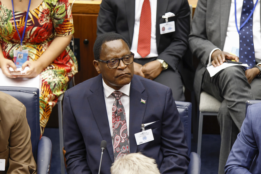 Malawi's President Lazarus McCarthy Chakwera