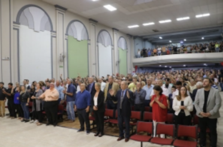 Government authorities present at the Prayer for Peace event in Rosario