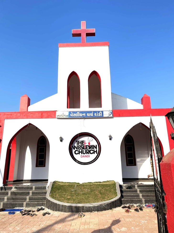 Church in Dandi, India. 