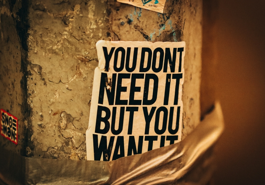 You don't need it but you want it