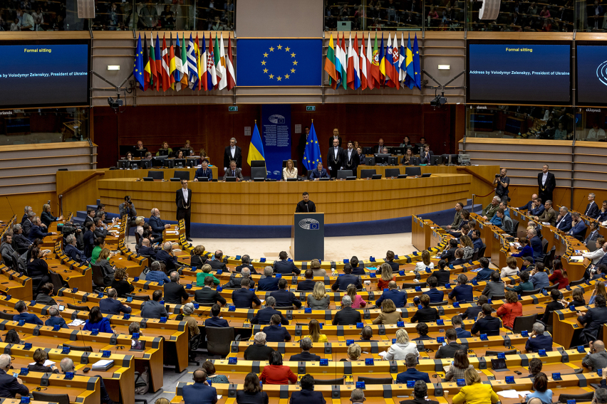 European Parliament Zelensky Ukraine
