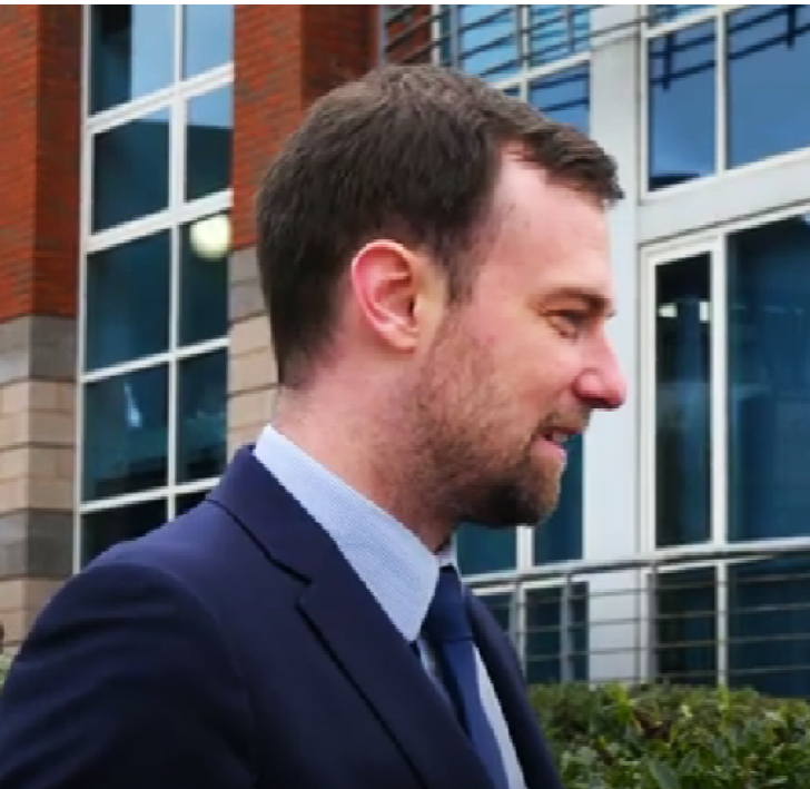 Joshua Sutcliffe. (Screenshot from Christian Concern video)