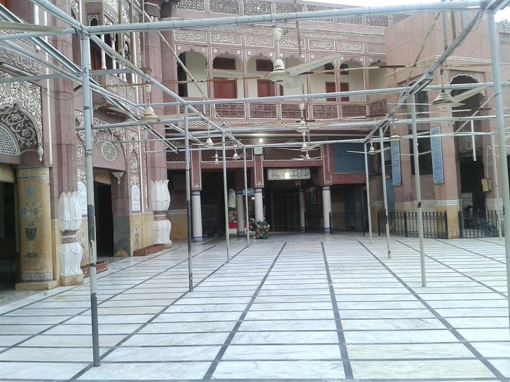 Interior of Ghausia Mosque, Katchery Bazar, Okara, Pakistan.