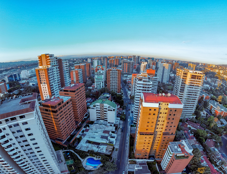 Guatemala City, the largest city and capital of Guatemala