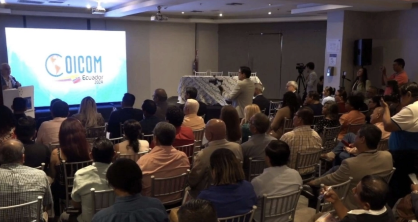 Pastors, leaders and media attended a presentation about the COICOM 2024 Congress that beings today in Ecuador.