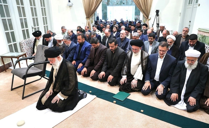 Iran Supreme Leader Ayatollah Ali Khamenei in meeting with Hajj authorities in 2018.