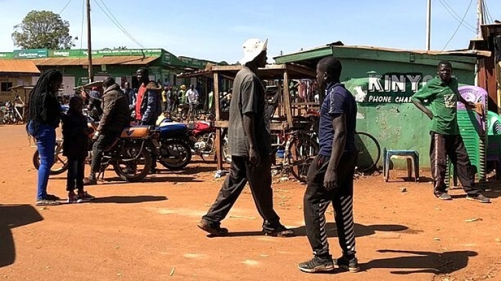 Street in Busia, Uganda.