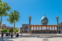 Shrine of Shah Cheragh in Shiraz, Iran. 