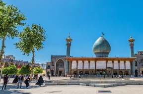 Shrine of Shah Cheragh in Shiraz, Iran. 