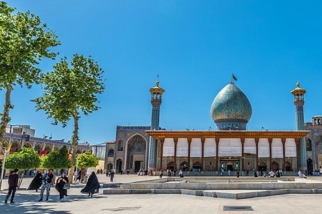 Shrine of Shah Cheragh in Shiraz, Iran. 