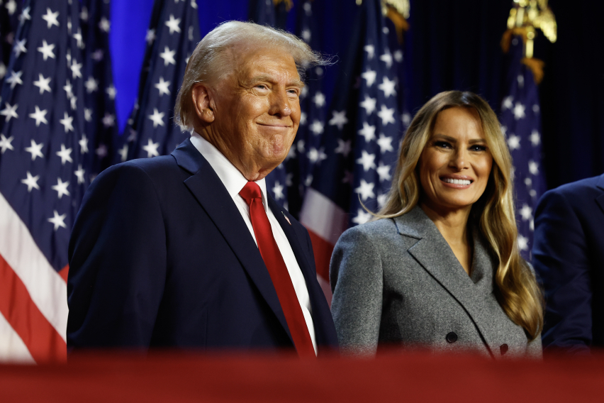Donald and Melania Trump