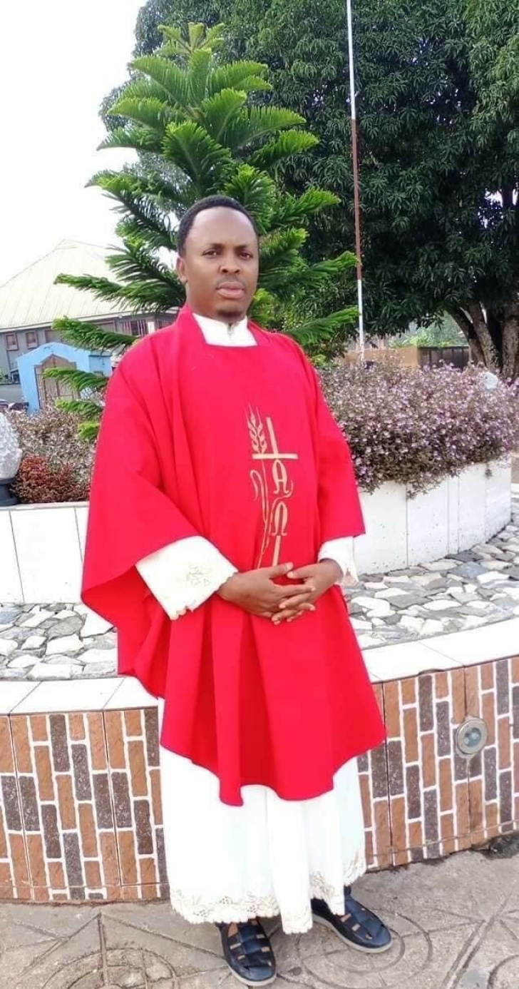 The Rev. Emmanuel Azubuike, Catholic priest kidnapped on Nov. 5, 2024 in Imo state, Nigeria.