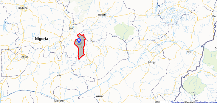 Location of Mangu LGA, Plateau state, Nigeria.