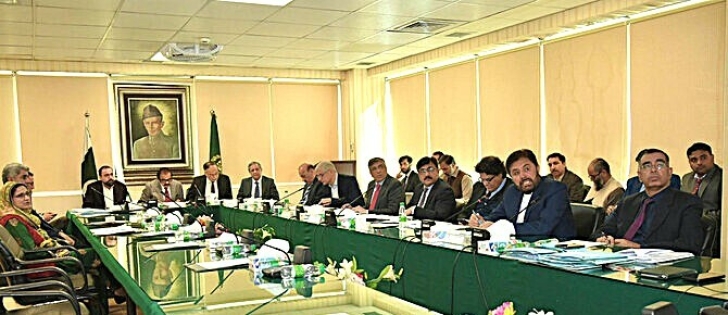 Meeting of Pakistan’s ministerial review committee on Dec. 4, 2024. 