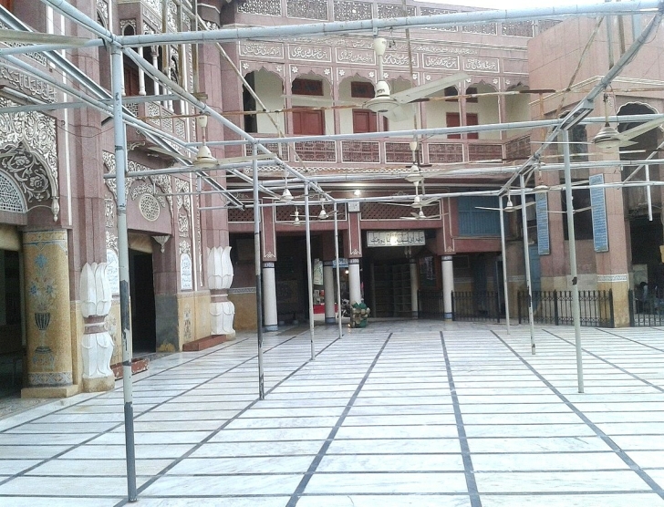 Interior of the Ghausia Mosque in Okara, Pakistan. 