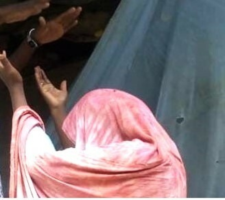 Fatuma receives Christ in prayer with underground church leader in Mudug Region, Somalia in October 2024.