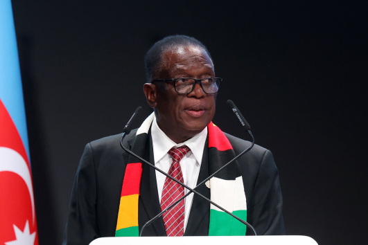 Zimbabwean President Emmerson Dambudzo Mnangagwa