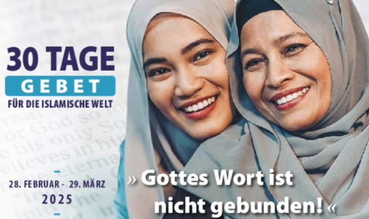German-speaking evangelical alliances launch a 30 days of prayer campaign for the Islamic world
