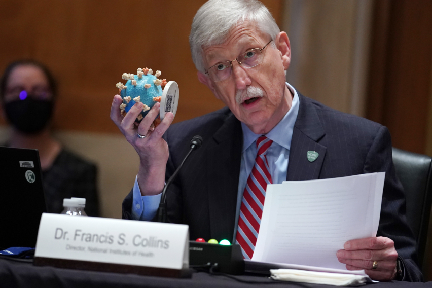 Then-National Institutes of Health Director Dr. Francis Collins