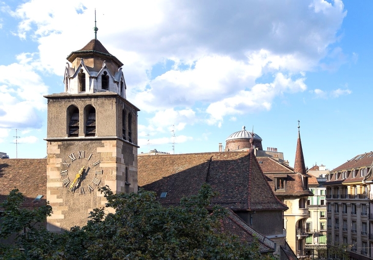 Madeleine Church in Geneva, Switzerland.