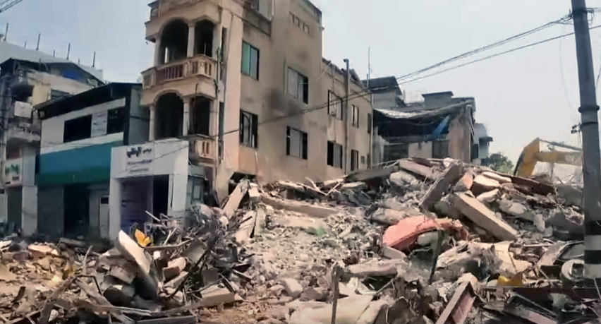 earthquake in Myanmar
