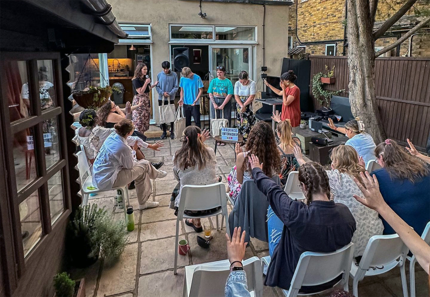 New participants are welcomed to a Youth With A Mission (YWAM) internship program.