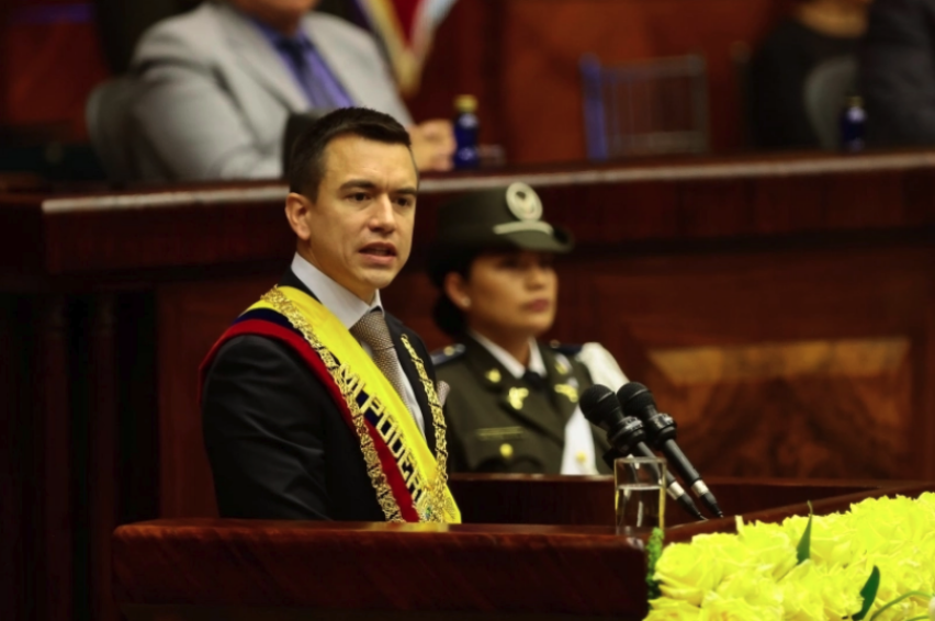 Ecuador President Daniel Noboa