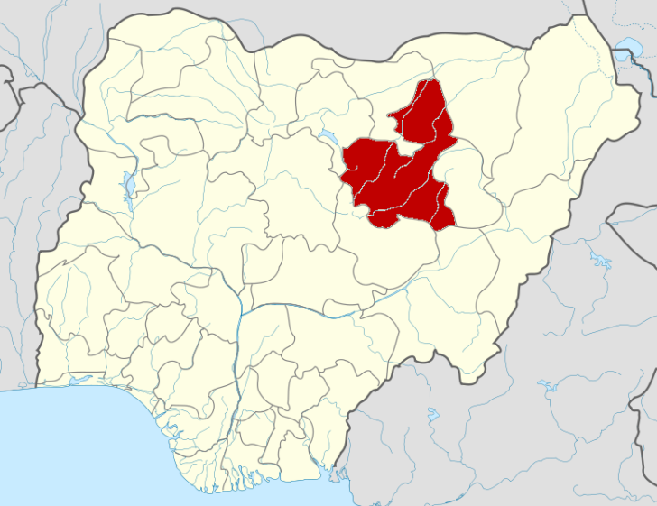 Location of Plateau state in Nigeria.