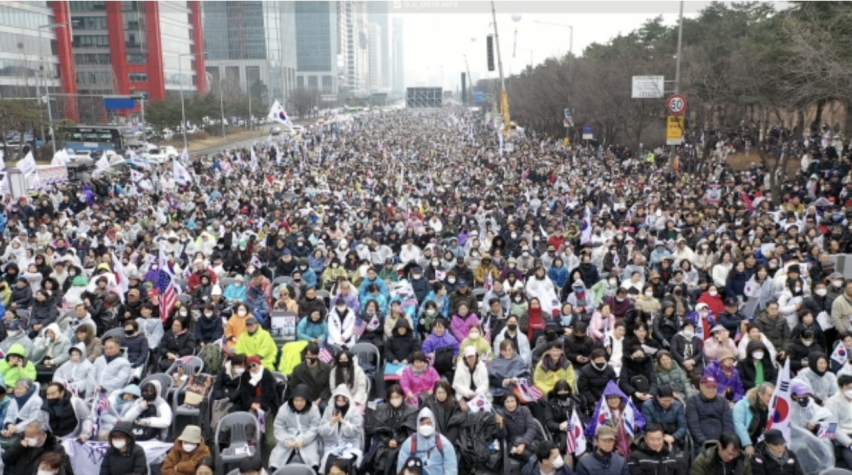 The Save Korea March 1st Special National Emergency Prayer Meeting in Seoul