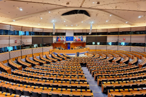 EU Parliament in Brussels.