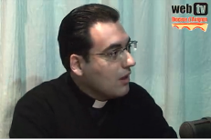 The Rev. Laurent Milan of Parish Church of Our Lady of Good Repose on the outskirts of Avignon, France, in interview on Diocese of Avignon Web TV.