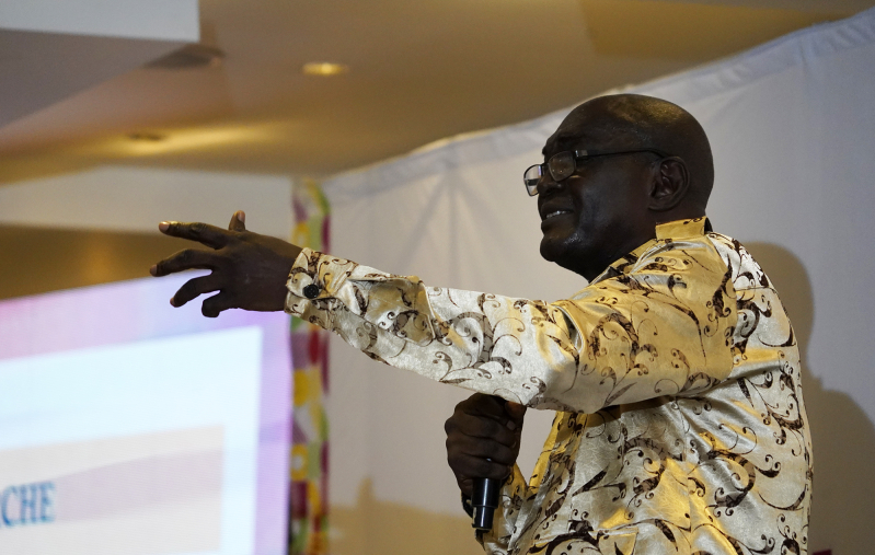 Prof Nupanga Weanzana, the President of Bangui Evangelical School of Theology in the Central Africa Republic