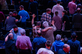 “Justice has been completely satisfied,” Charles Price reminds evangelists to “live it and preach it” about the supreme triumph of the cross and the blood of Christ
