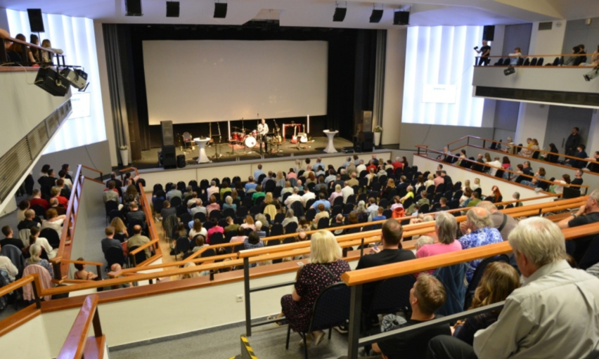 Approximately 370 people attended