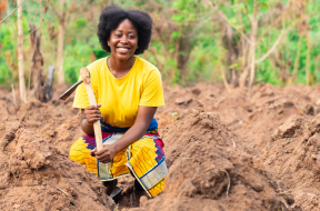 African Farmer Woman