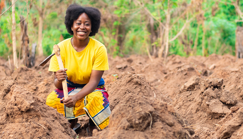 African Farmer Woman