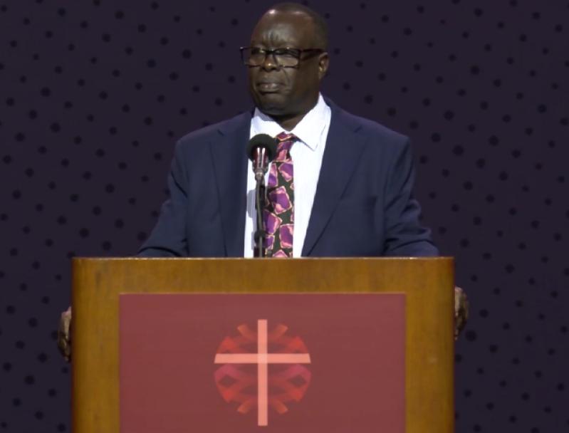 Presiding bishop of the African Inland Church James Lagos Alexander