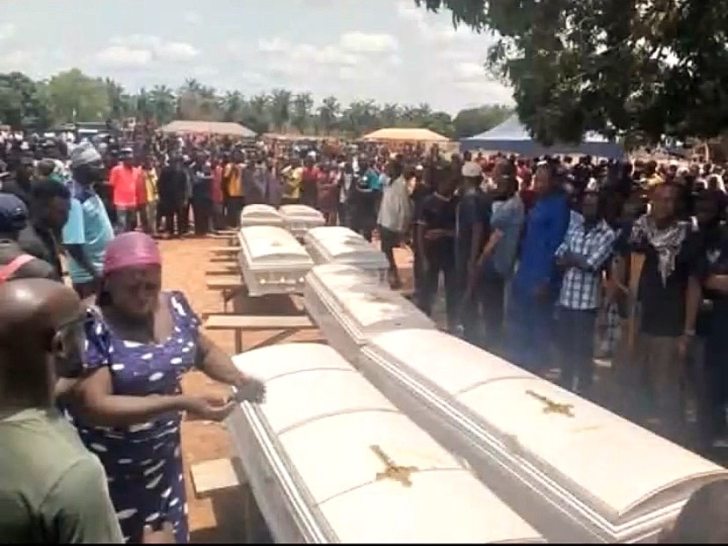 Funeral for Christians killed on June 1, 2025 in Ankali, Edikwu Ankpali, Apa County, Benue state, Nigeria.
