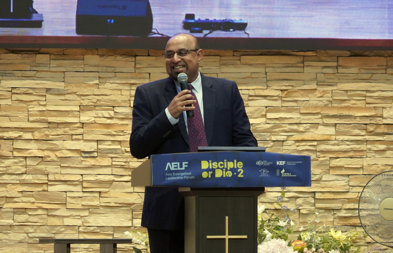 Godfrey Yogarajah at Asia Evangelical Leadership Forum